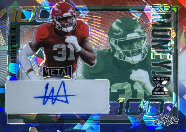 2023 Leaf Metal Will Anderson Jr Houston Texans So Money Rookie Auto /2 #SM-WAJ