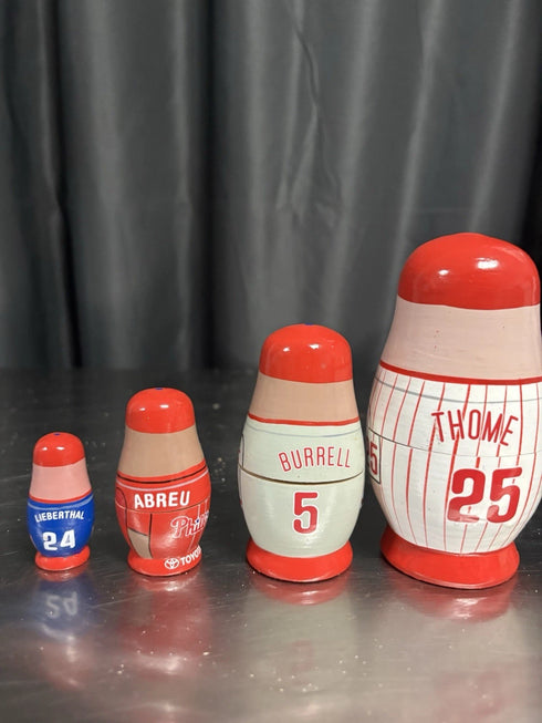 Philadelphia Phillies 2004 Starting Line Up Nesting Dolls
