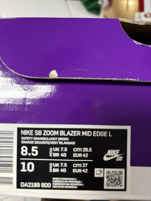 Nike Men’s Size 8.5 Women’s Size 10 SB Zoom Blazer Mid Edge L Shoes Brand New