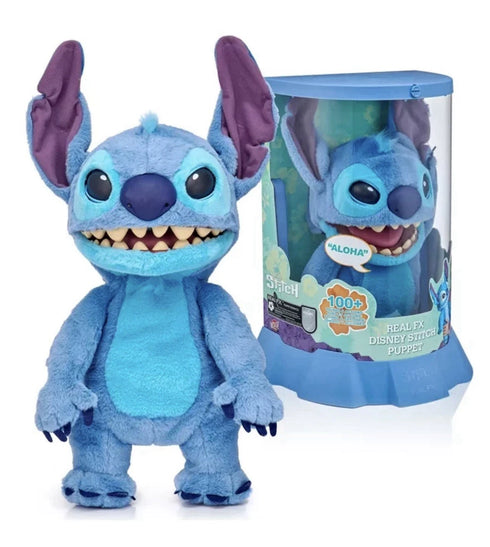 Disney RealFX Stitch Interactive Puppet-Animated Talking Plush
