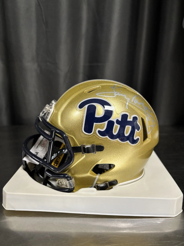 Pittsburgh Panthers Tony Dorsett Signed Mini Helmet JSA