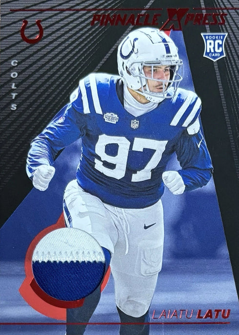 2024 Encore Laiatu Latu Indianapolis Colts Rookie Patch /75 #PEM-LLU