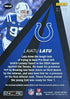 2024 Encore Laiatu Latu Indianapolis Colts Rookie Patch /75 #PEM-LLU