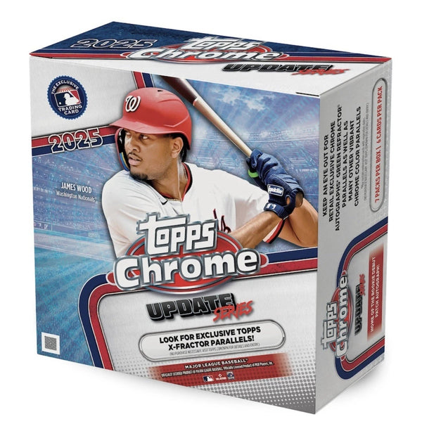 2025 Topps Chrome Baseball Update Series Mega Box
