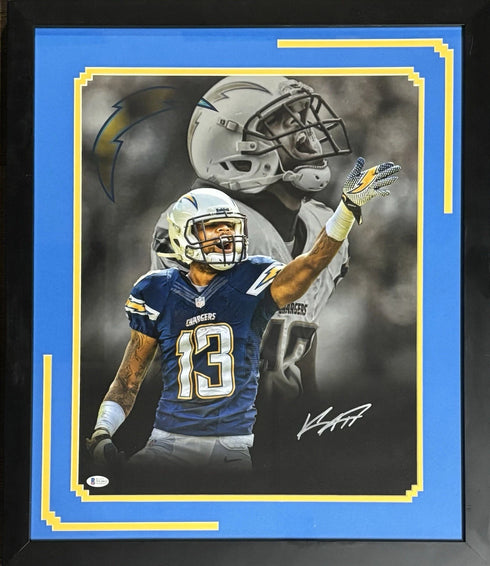 Los Angeles Chargers Keenan Allen Signed Framed 16x20 Photo Beckett
