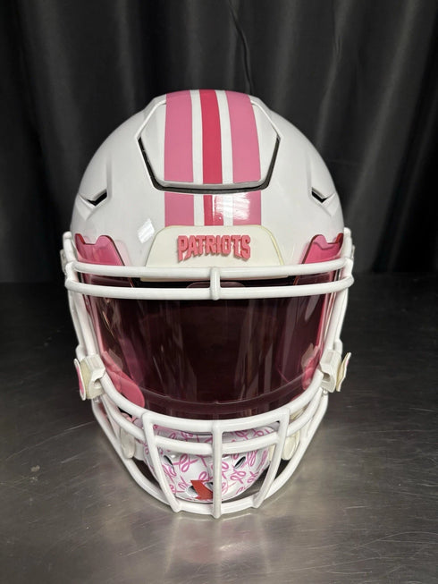 New England Patriots Authentic Speed Flex Breast Cancer Full Size Helmet