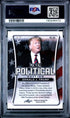 2020 Leaf Metal American politics Donald Trump Card Black crystal PSA 9