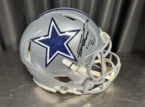 Dallas Cowboys CeeDee Lamb Signed Inscr Authentic Full Size Helmet Fanatics