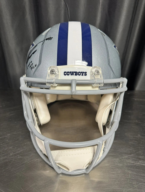 Dallas Cowboys CeeDee Lamb Signed Inscr Authentic Full Size Helmet Fanatics