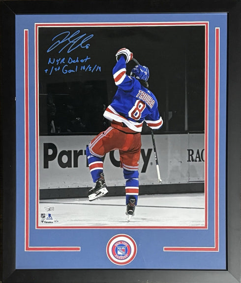 New York Rangers Jacob Trouba Signed Framed Inscr 16x20 /19 Fanatics