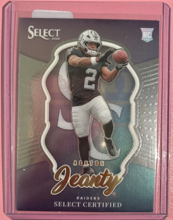 2025 Panini Select - Select Certified Rookies Ashton Jeanty #4 (RC)
