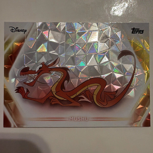 2026 Topps Disney Neon - Mushu Diamante Parallel #76
