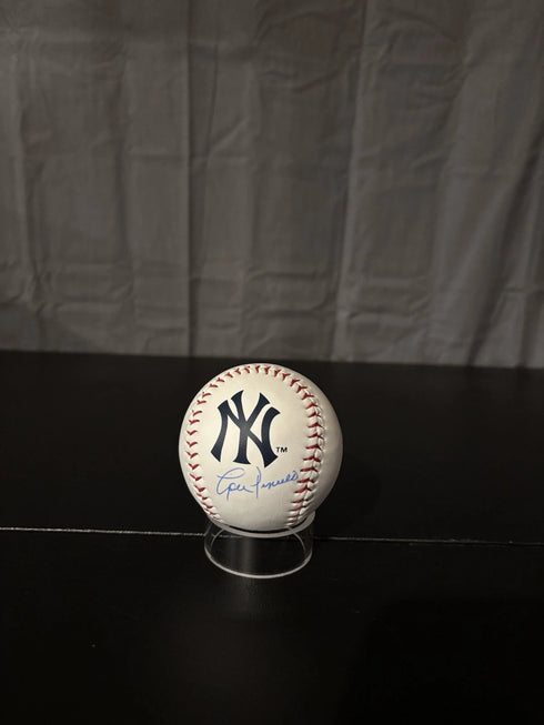 New York Yankees Lou Piniella Signed MLB Baseball PTS COA