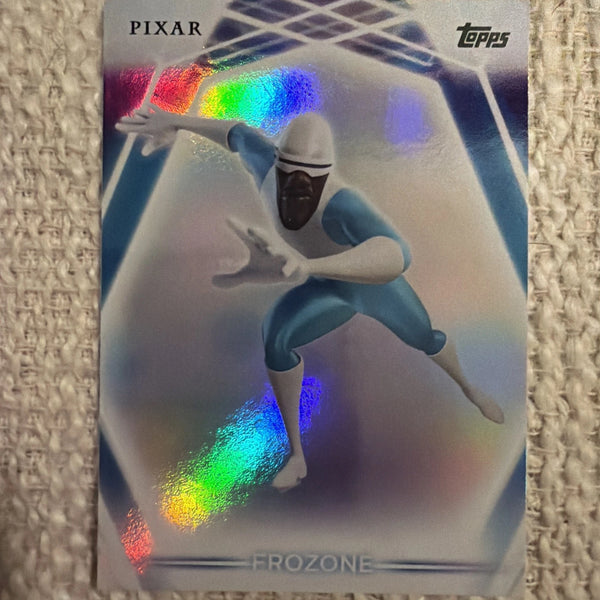 2026 Topps Disney Frozone Rainbow Foilboard #56 The Incredibles Rare