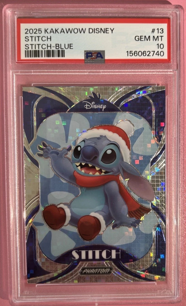 2025 Kakawow Disney Stitch Blue #13 /175 PSA 10