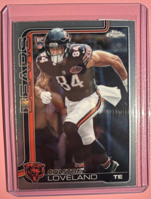 2025 Topps Chrome COLSTON LOVELAND #345 RC Rookie Chrome Base - Bears
