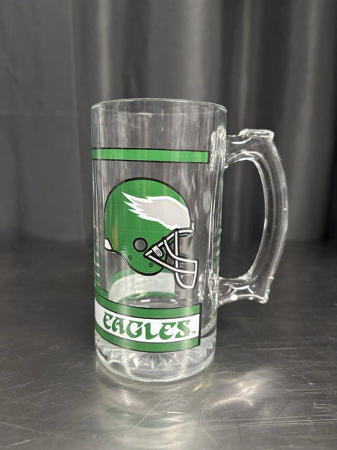 Vintage NFL Philadelphia Eagles Glass Mug