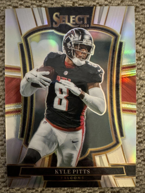 2025 Panini Select Kyle Pitts #147 Premier Level Silver Prizm Atlanta Falcons