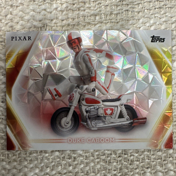 2026 Topps Disney Neon Duke Caboom Diamante #35 Toy Story