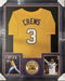 LSU Tigers Dylan Crews Signed Framed Jersey JSA COA
