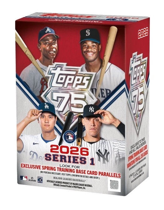 2026 Topps Series 1 Baseball Blaster Box - 72 cards - Factory Sealed Brand New