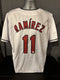 Cleveland Guardians Jose Ramirez Signed White Jersey JSA COA