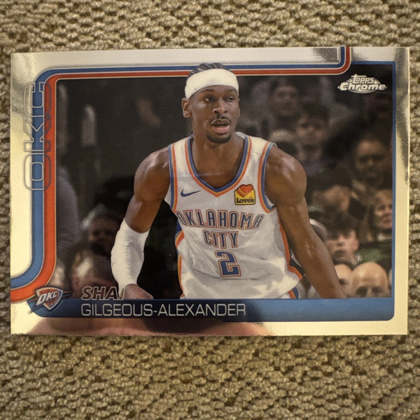 Topps Chrome Shai Gilgeous-Alexander #141 Thunder Basketball Card