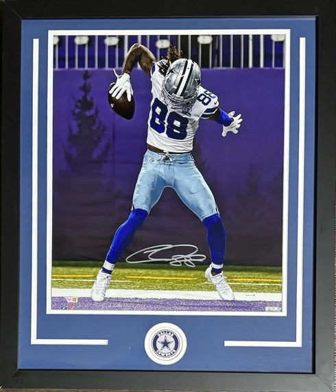 Dallas Cowboys CeeDee Lamb Signed Framed 16x20 Photo Fanatics