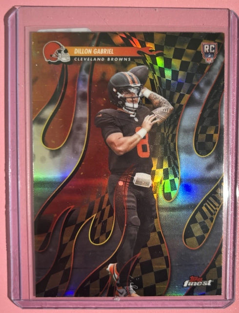 2025 Topps Finest Dillon Gabriel RC TORCHERS REFRACTOR #T-1 Cleveland Browns QB