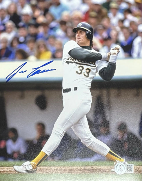 Oakland Athletics Jose Canseco Signed 8x10 Swinging Beckett