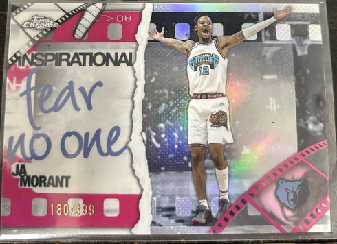 2025 topps chrome ja morant inspirational /399 Grizzlies