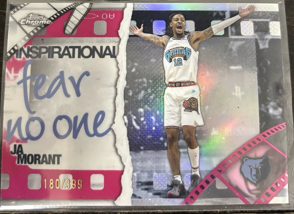 2025 topps chrome ja morant inspirational /399 Grizzlies