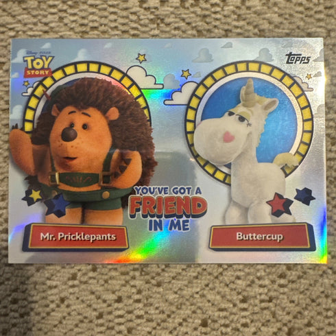 Topps 30 Years of Toy Story Mr. Pricklepants/Buttercup You’ve Got A Friend In Me