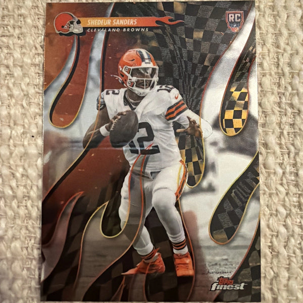 2025 Topps Finest Sheduer Sanders Torchers Browns RC #T-2