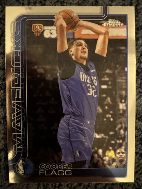 2025 Topps Chrome Cooper Flagg RC Mavs #251