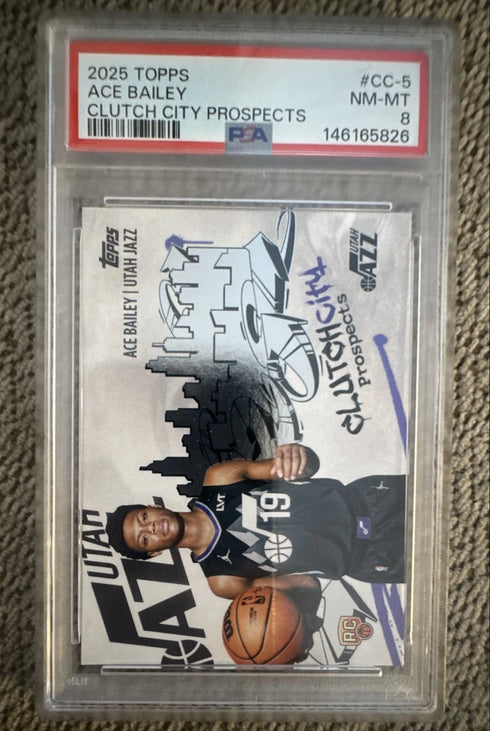 2025-26 Topps - Clutch City Prospects Ace Bailey #CC-5 (RC)