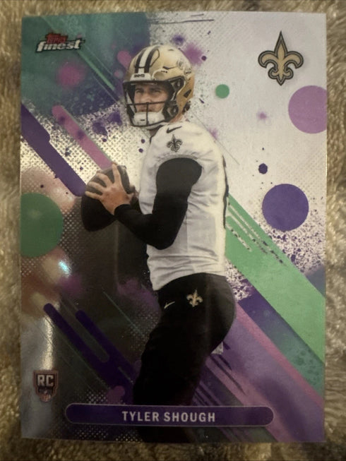 2025 Topps Finest Tyler Shough #3 Rookie (RC) Saints
