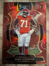 2025 Panini Select - Concourse Josh Simmons #8 Maroon Prizm /149 (RC)