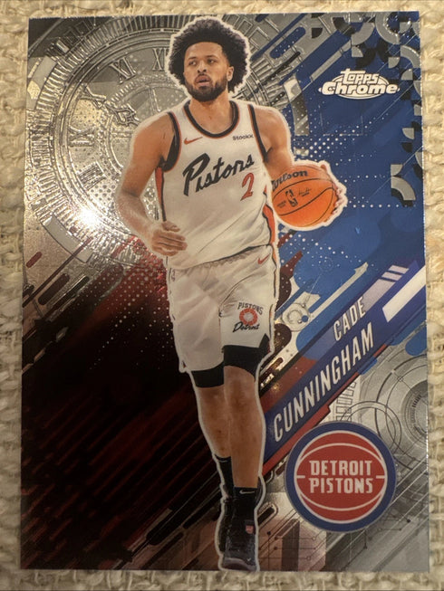 2025-26 Topps Chrome Cade Cunningham Go Time Insert SP #GT-13 Pistons
