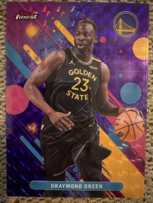 2025-26 Topps Finest Draymond Green Purple Geometric Refractor #/100 Warriors