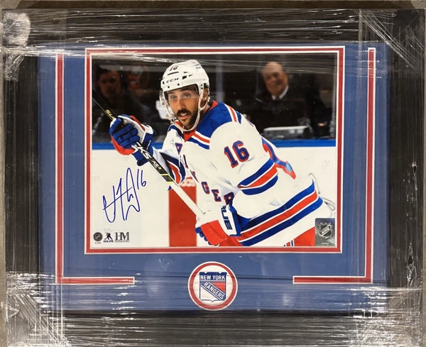 NY Rangers Vincent Trocheck Signed 8x10 Framed Photo JSA Cert