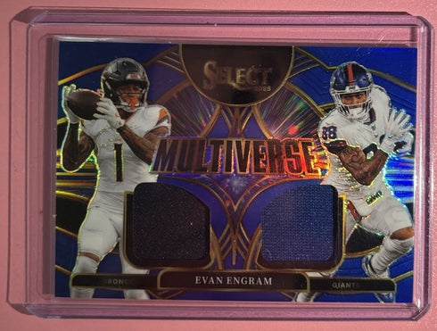 2025 Panini Select #MVJ-LWS Leonard Williams Multiverse Jerseys Red Prizm