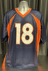 Custom Unsigned Peyton Manning Blue Jersey XL