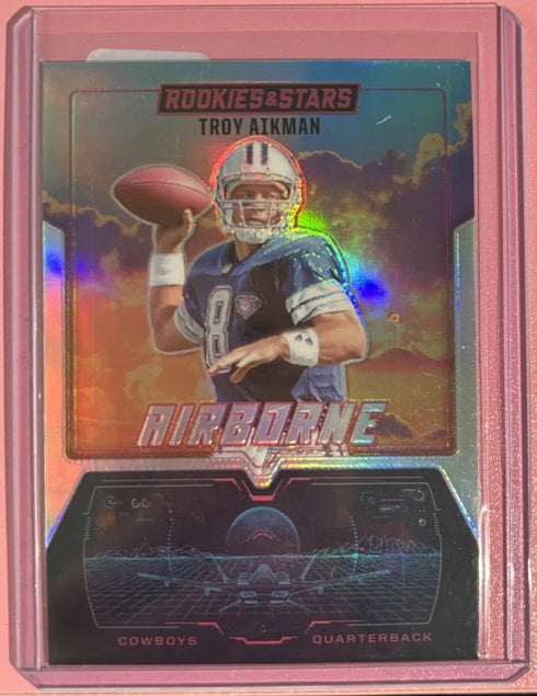 2025 Panini Rookies & Stars Troy Aikman Airborne Prizm #13 Dallas Cowboys NFL