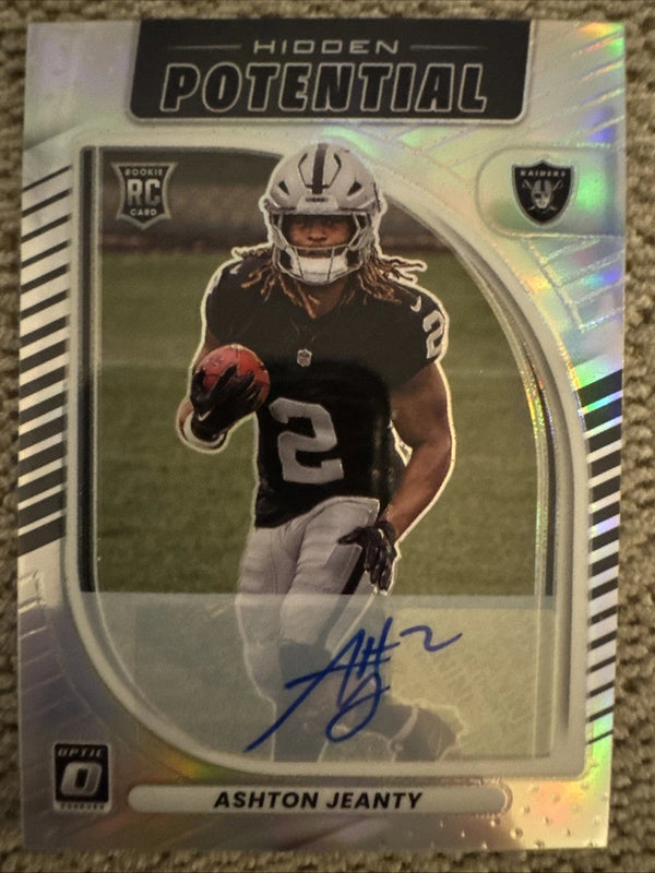 2025 Panini Donruss Optic - Hidden Potential Ashton Jeanty #5 Autographs /199