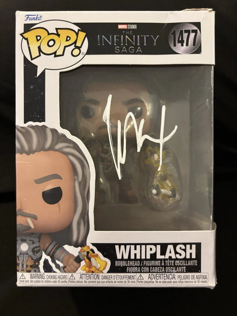 Mickey Rourke The Infinity Saga Signed Whiplash Funko Pop #1477 With Beckett COA
