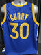 Custom Unsigned Steph Curry Blue Jersey XL