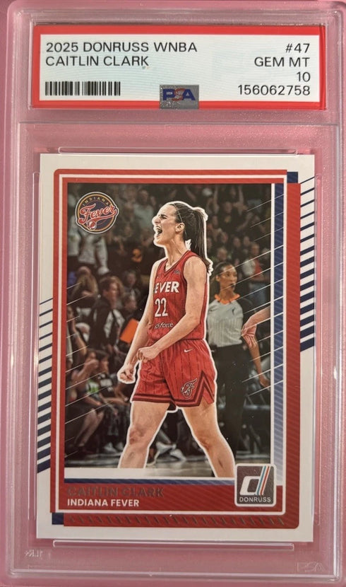 Panini Donruss WNBA 2025 #47 Caitlin Clark Indiana Fever PSA 10 Basketball