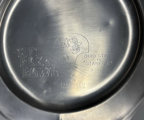 1971 Rose Bowl Ohio State Vs Stanford Chrysler Corporation Steel Plate