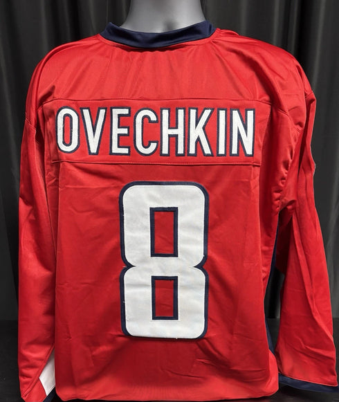 Custom Unsigned Alex Ovechkin Red Jersey XL